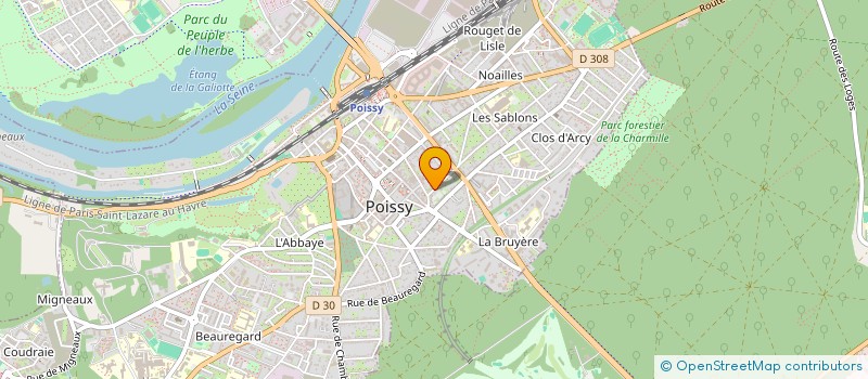 localisation de l'entreprise MONSIEUR SYLVAIN ROCHE à POISSY