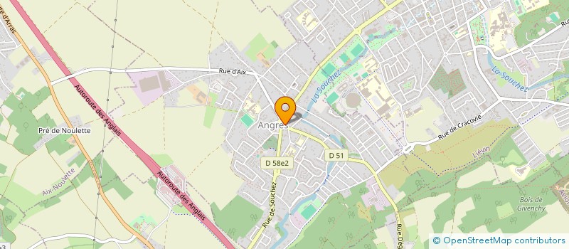 localisation de l'entreprise MONSIEUR SYLVAIN ROCHE à ANGRES