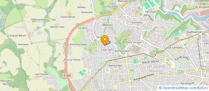 localisation de l'entreprise MONSIEUR SYLVAIN RODRIGUES à BREST