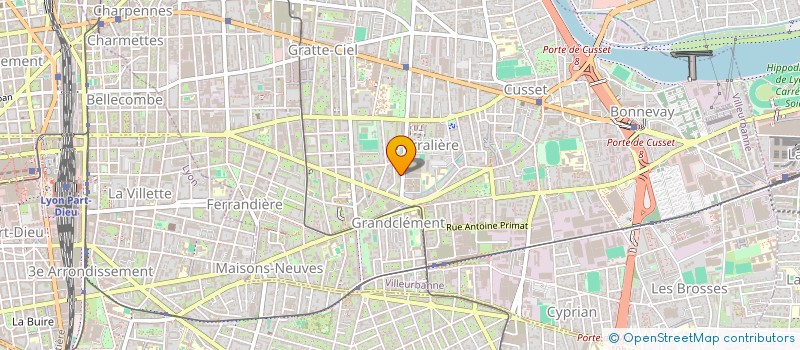 localisation de l'entreprise MONSIEUR SYLVAIN ROGELET  VILLEURBANNE