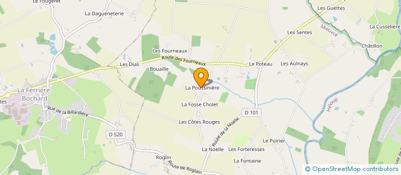 localisation de l'entreprise MONSIEUR SYLVAIN ROGER à LARRE