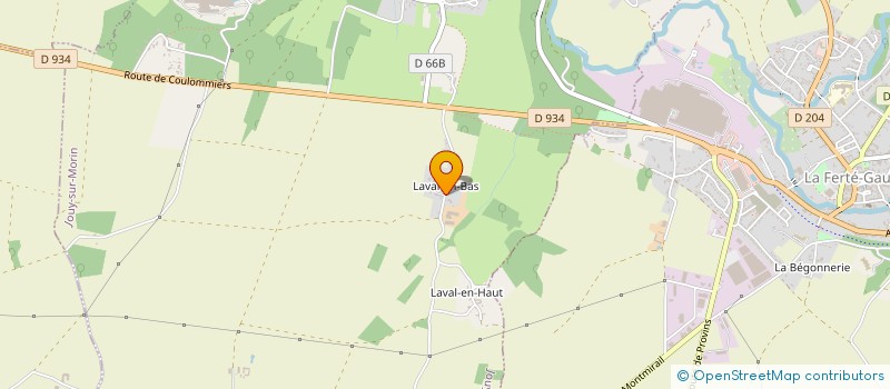 localisation de l'entreprise MONSIEUR SYLVAIN ROGER  JOUY-SUR-MORIN