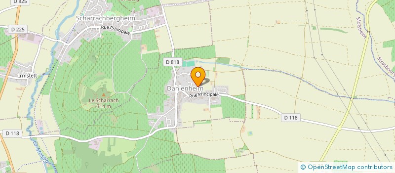 localisation de l'entreprise MONSIEUR SYLVAIN ROHFRITSCH  DAHLENHEIM