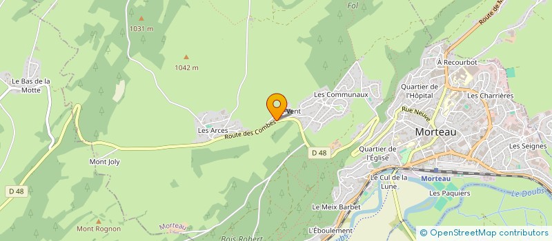 localisation de l'entreprise MONSIEUR SYLVAIN ROI  MORTEAU