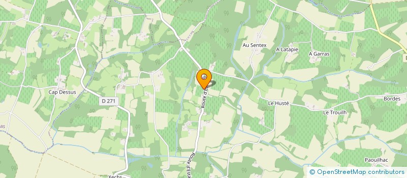 localisation de l'entreprise MONSIEUR SYLVAIN ROLLANDEAU  PANJAS