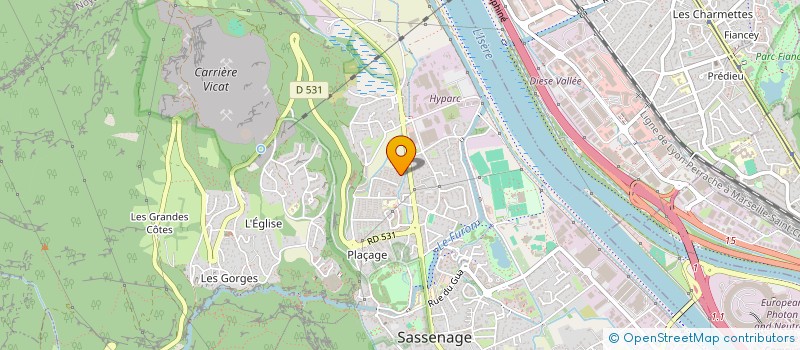 localisation de l'entreprise MONSIEUR SYLVAIN ROMION à SASSENAGE