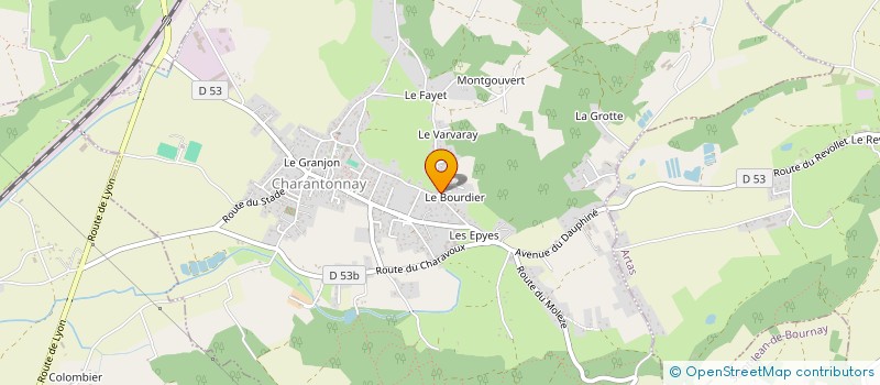 localisation de l'entreprise MONSIEUR SYLVAIN ROS  CHARANTONNAY