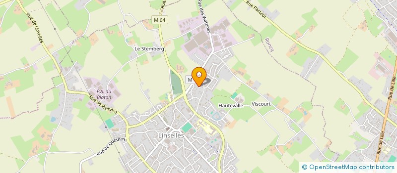 localisation de l'entreprise MONSIEUR SYLVAIN ROSE  LINSELLES