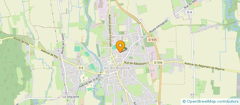 localisation de l'entreprise MONSIEUR SYLVAIN ROSELIE  VIC-EN-BIGORRE