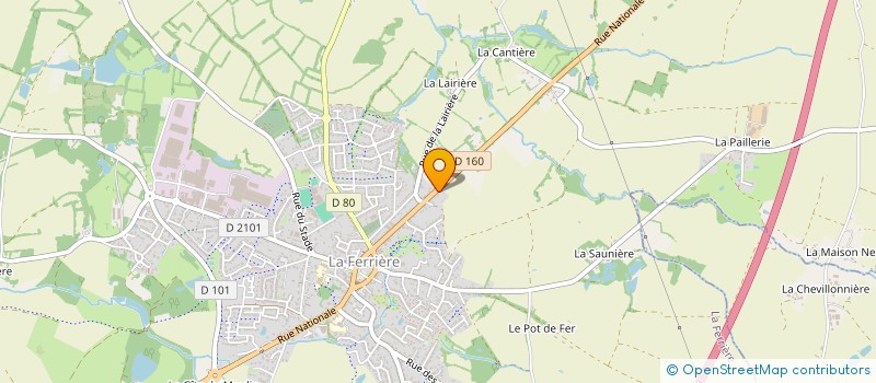 localisation de l'entreprise MONSIEUR SYLVAIN ROUILLE  LA FERRIERE