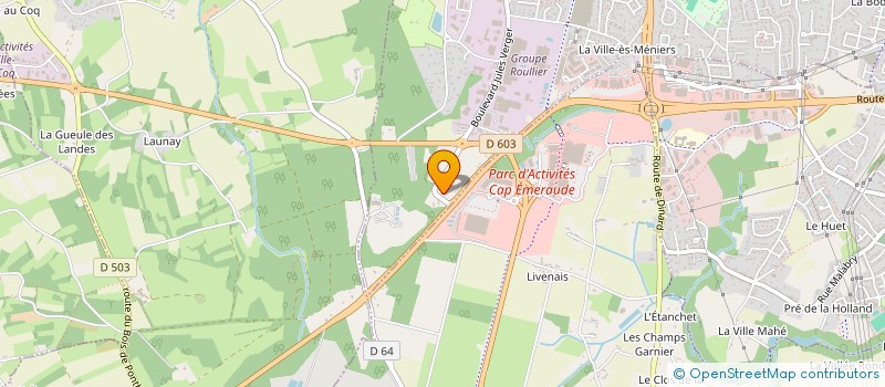 localisation de l'entreprise MONSIEUR SYLVAIN ROUILLON  DINARD