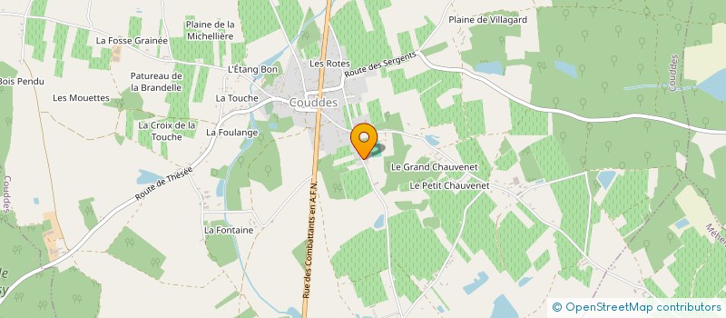 localisation de l'entreprise MONSIEUR SYLVAIN ROUPILLARD  COUDDES