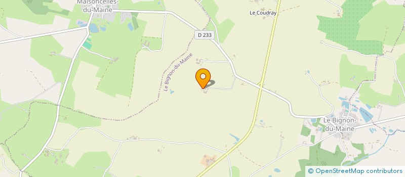 localisation de l'entreprise MONSIEUR SYLVAIN ROUSSELET  LE BIGNON-DU-MAINE