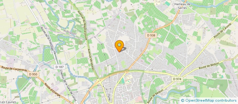 localisation de l'entreprise MONSIEUR SYLVAIN ROUSTAN  CARPENTRAS