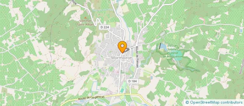 localisation de l'entreprise MONSIEUR SYLVAIN ROUX à MORMOIRON