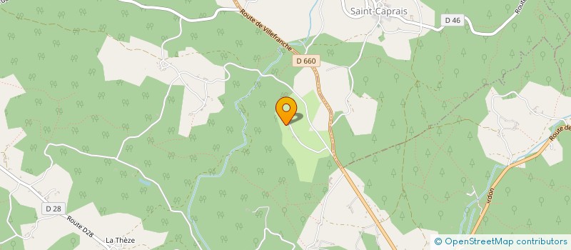 localisation de l'entreprise MONSIEUR SYLVAIN ROUX  FRAYSSINET-LE-GELAT