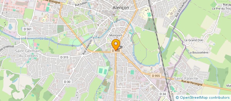 localisation de l'entreprise MONSIEUR SYLVAIN ROY à ALENCON