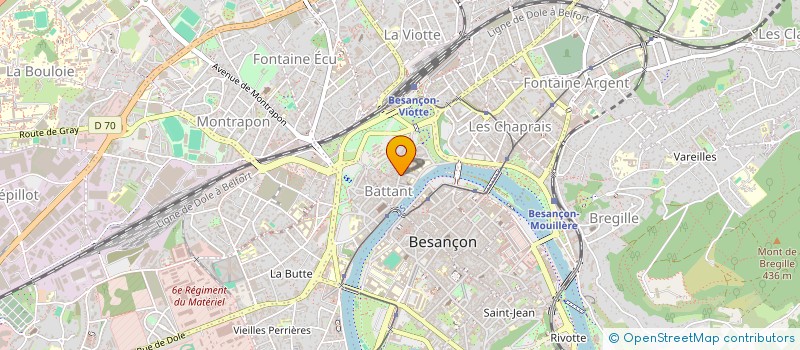 localisation de l'entreprise MONSIEUR SYLVAIN ROY à BESANCON