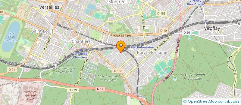 localisation de l'entreprise MONSIEUR SYLVAIN ROYER à VERSAILLES