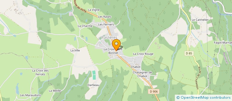 localisation de l'entreprise MONSIEUR SYLVAIN ROYER à PUY-GUILLAUME