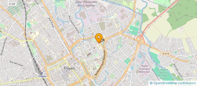 localisation de l'entreprise MONSIEUR SYLVAIN ROZOTTE  TROYES