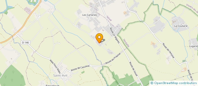 localisation de l'entreprise MONSIEUR SYLVAIN RUAT  LESCOUT