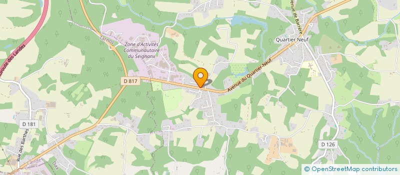 localisation de l'entreprise MONSIEUR SYLVAIN RUDELLE  SAINT-MARTIN-DE-SEIGNANX