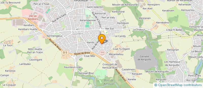 localisation de l'entreprise MONSIEUR SYLVAIN RUFFLE  GUILERS