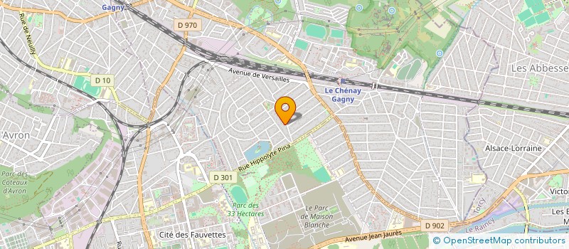 localisation de l'entreprise MONSIEUR SYLVAIN RUSTERHOLTZ  GAGNY