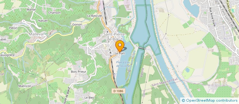 localisation de l'entreprise MONSIEUR SYLVAIN SAGE  SAINT-PIERRE-DE-BUF