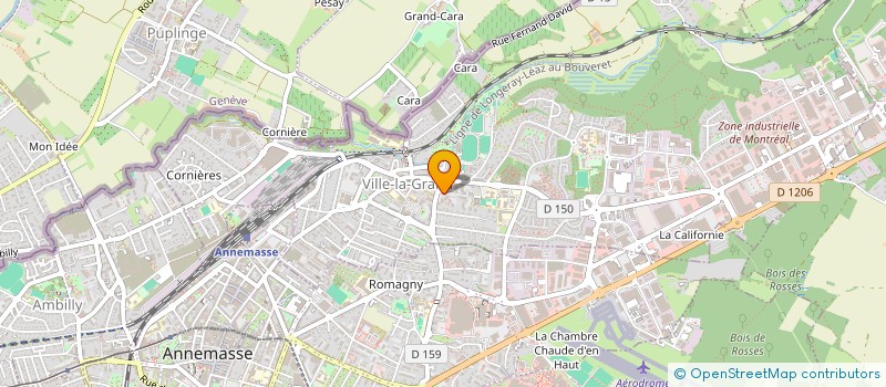 localisation de l'entreprise MONSIEUR SYLVAIN SAGE-VALLIER  VILLE-LA-GRAND