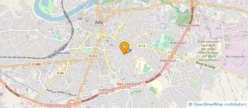 localisation de l'entreprise MONSIEUR SYLVAIN SALVADOR à ALBI