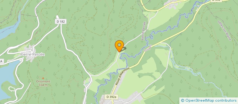 localisation de l'entreprise MONSIEUR SYLVAIN SALZARD  PIERRE-PERCEE