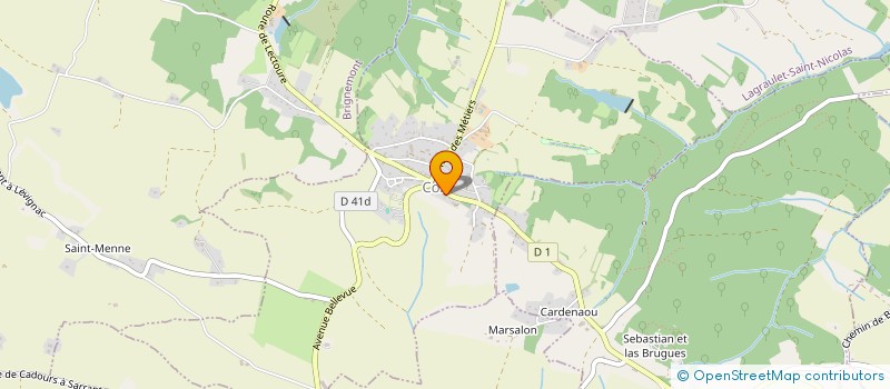 localisation de l'entreprise MONSIEUR SYLVAIN SAMAZAN  COX