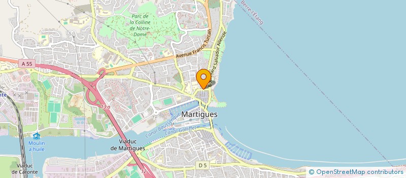 localisation de l'entreprise MONSIEUR SYLVAIN SAMMUT à MARTIGUES