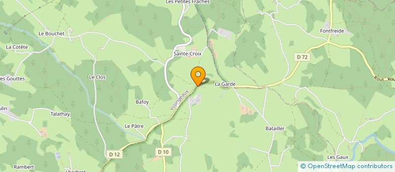 localisation de l'entreprise MONSIEUR SYLVAIN SAMUEL  JONZIEUX