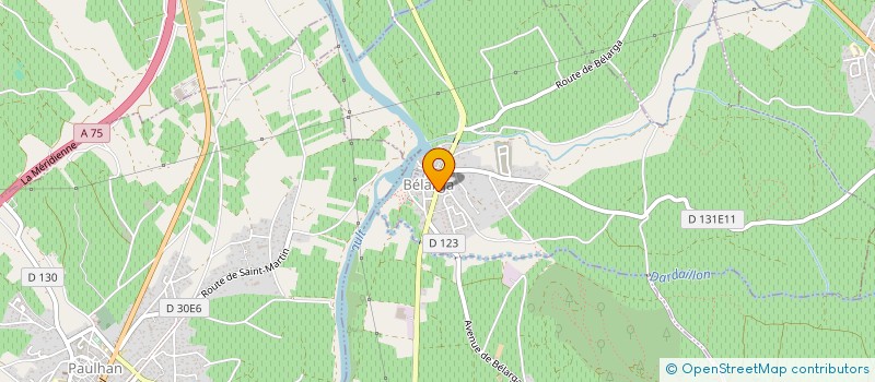 localisation de l'entreprise MONSIEUR SYLVAIN SANCHEZ  BELARGA