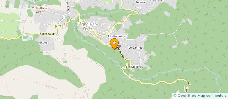 localisation de l'entreprise MONSIEUR SYLVAIN SANTOS à FREJUS