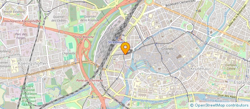localisation de l'entreprise MONSIEUR SYLVAIN SASSARO à STRASBOURG