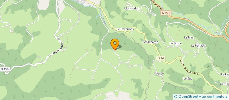 localisation de l'entreprise MONSIEUR SYLVAIN SAULLE  BEYNAT