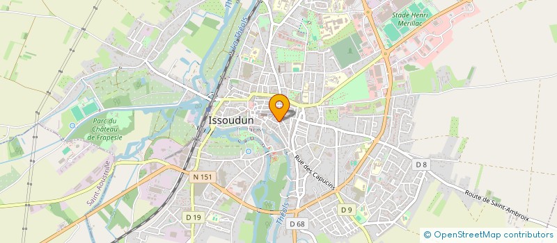 localisation de l'entreprise MONSIEUR SYLVAIN SAUNIER à ISSOUDUN