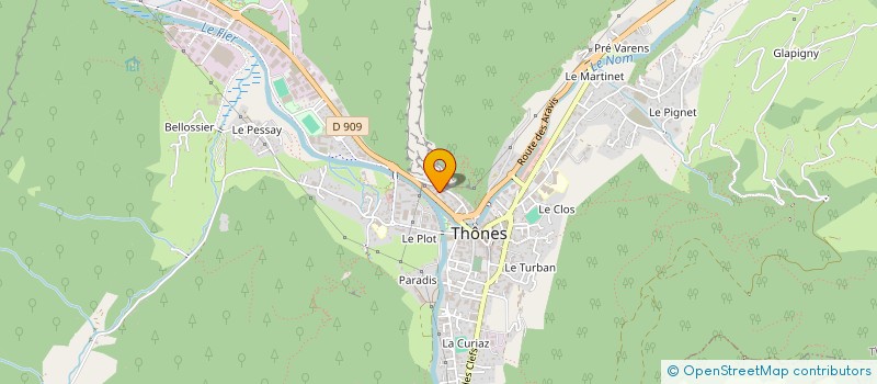 localisation de l'entreprise MONSIEUR SYLVAIN SAUVE  THONES