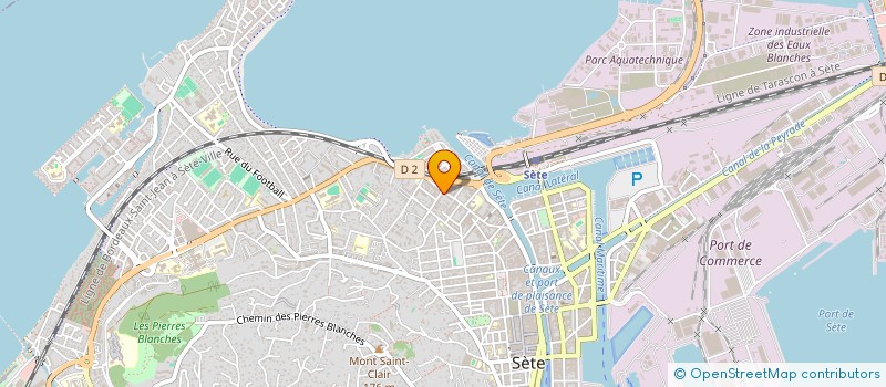 localisation de l'entreprise MONSIEUR SYLVAIN SCHIANO  SETE