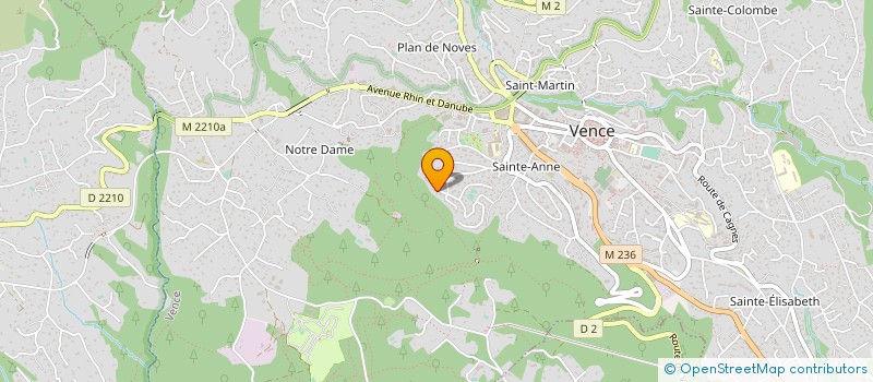 localisation de l'entreprise MONSIEUR SYLVAIN SCHNEIDER à VENCE