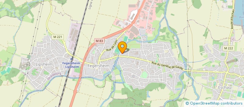 localisation de l'entreprise MONSIEUR SYLVAIN SCHNEIDER  FEGERSHEIM