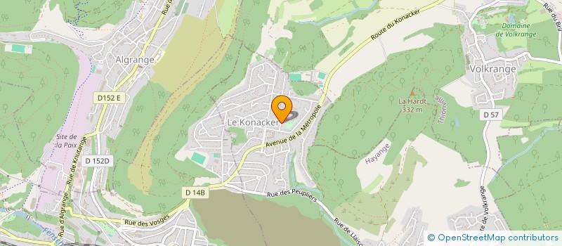 localisation de l'entreprise MONSIEUR SYLVAIN SCHOSSELER  HAYANGE