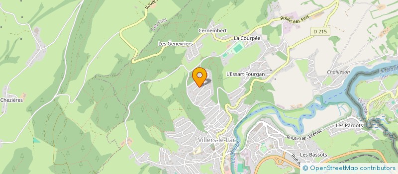 localisation de l'entreprise MONSIEUR SYLVAIN SCHWARTZMANN à VILLERS-LE-LAC