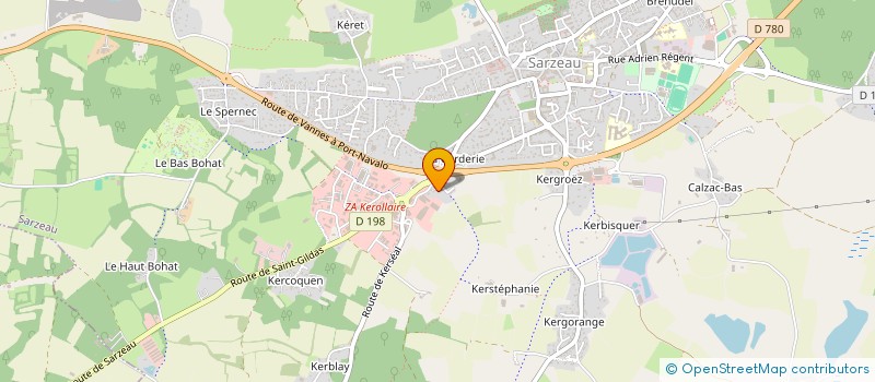 localisation de l'entreprise MONSIEUR SYLVAIN SEIGNEURET  SARZEAU