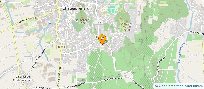 localisation de l'entreprise MONSIEUR SYLVAIN SERRANO  CHATEAURENARD