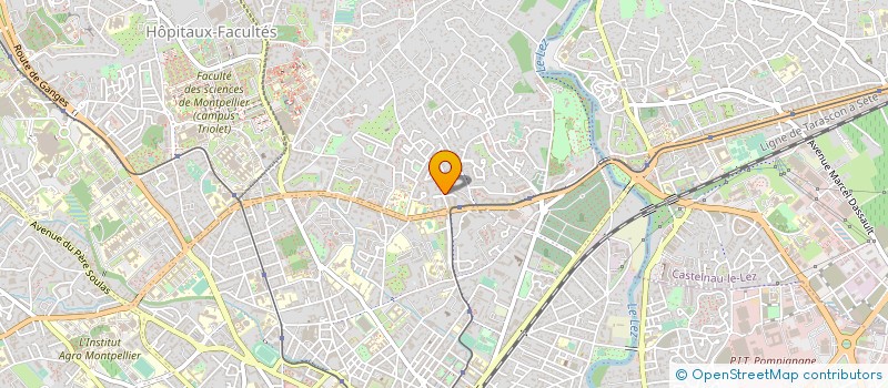 localisation de l'entreprise MONSIEUR SYLVAIN SERVENT à MONTPELLIER